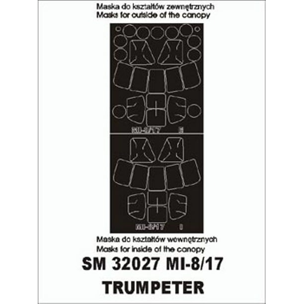 Montex Mini Mask 1:32 P-51 D Mustang for Trumpeter Kit Spraying Stencil #SM32088 Montex Mini Mask 1:32 P-51 D Mustang for Trumpeter Kit Spraying Stencil #SM32088